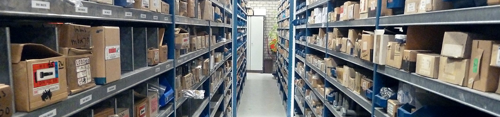 Het magazijn in de Waarderpolder
